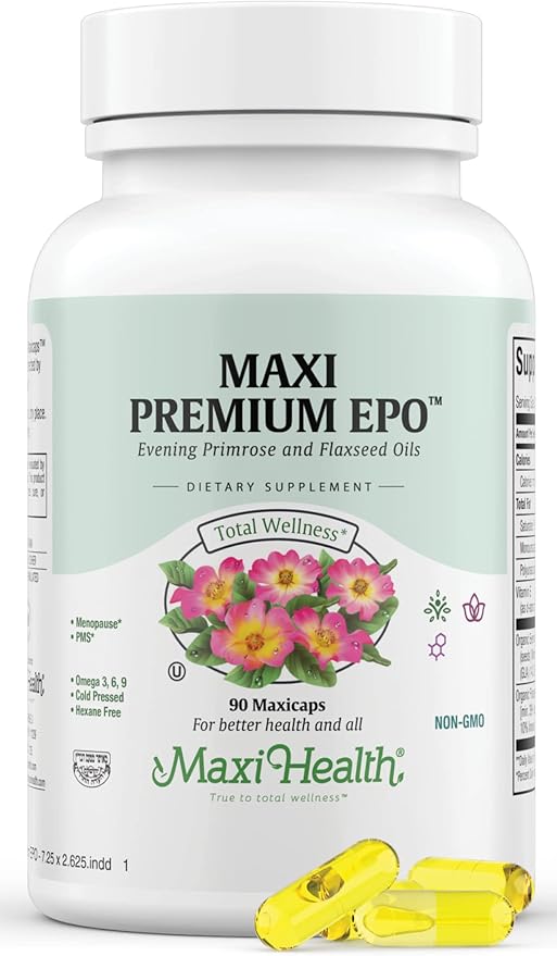 Organic Evening Primrose Oil Capsules 1500mg 90 Count