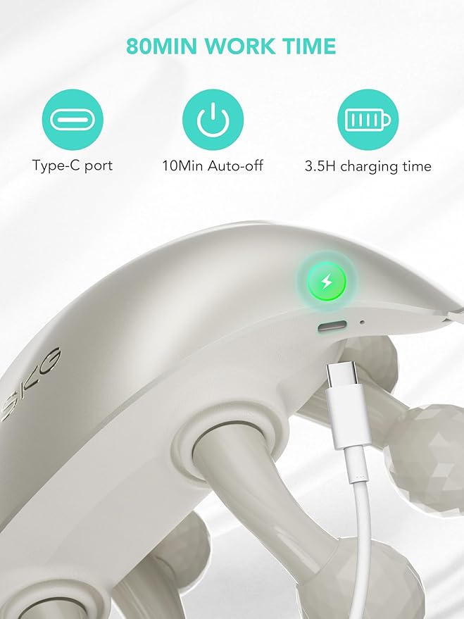 SKG Neck Massager for Pain Relief 6D Kneading H7 Ultra