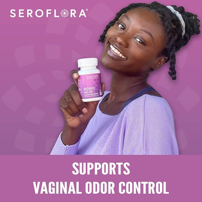 Boric Acid Vaginal Suppositories 600 mg 28 Capsules