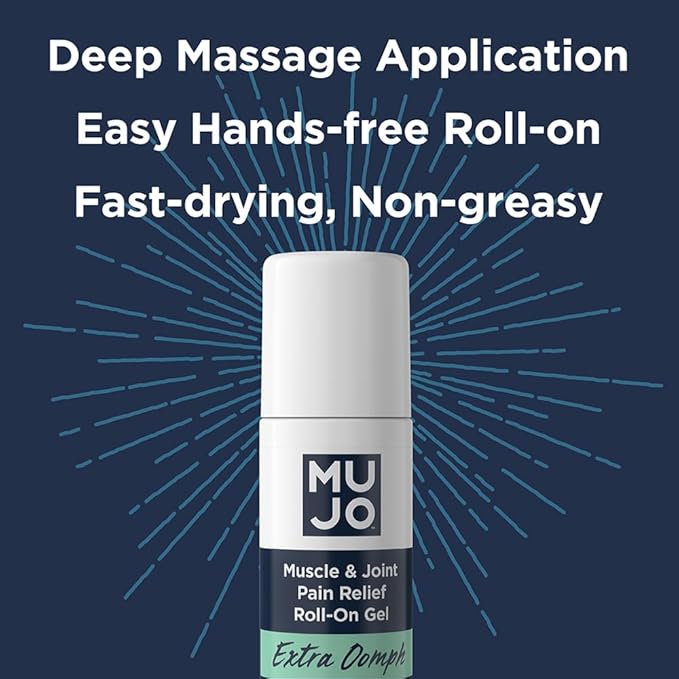 MUJO Extra Oomph Pain Relief Roll-On 3 fl