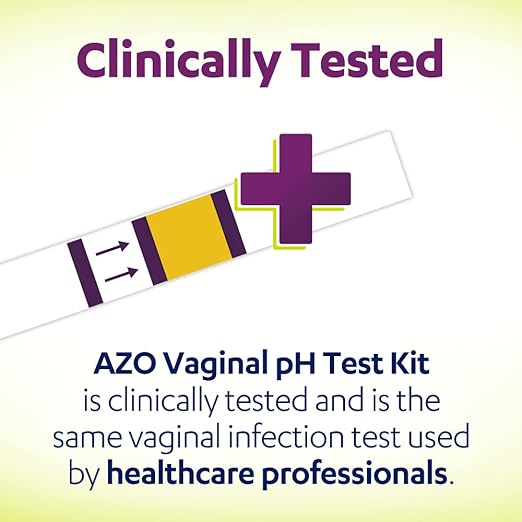 AZO Vaginal pH Test Kit, Clinically-Tested #1 Most 2 Self-Tests