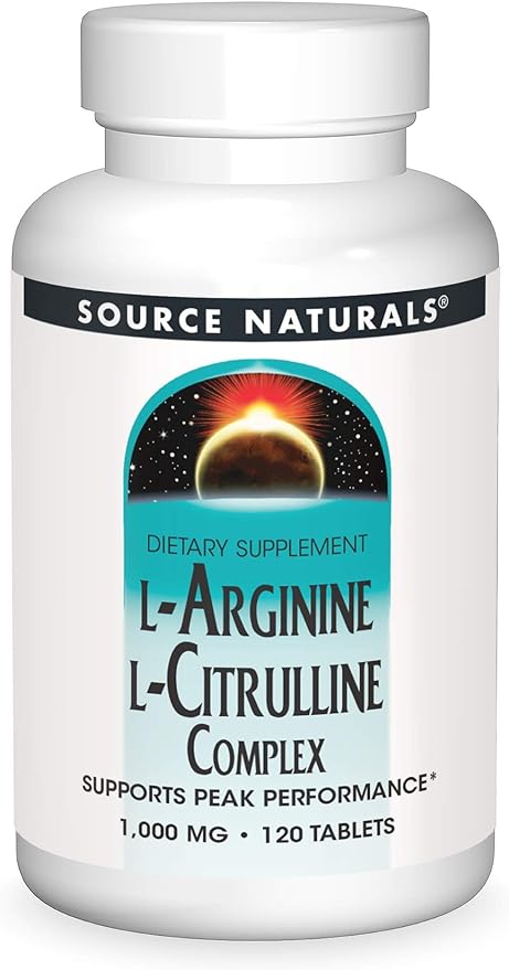 Source Naturals L-Arginine L-Citrulline Complex, 120 1000 mg