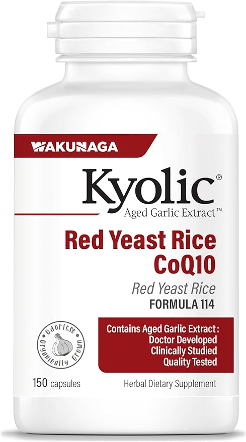 Kyolic Aged Garlic Extract Formula 114, Coq10, 150 150 Capsules