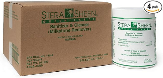 Sanitizer, Cleaner, & Milkstone Remover 4 lb. (4 count)
