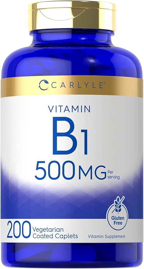 Carlyle Vitamin B1 500mg (Thiamine) 200 Vegetarian
