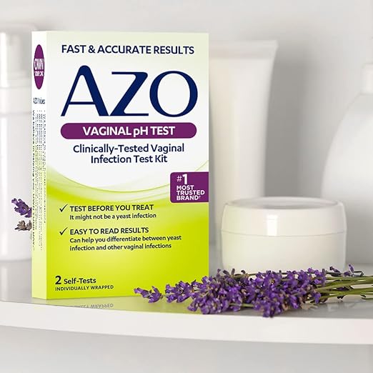 AZO Vaginal pH Test Kit, Clinically-Tested #1 Most 2 Self-Tests