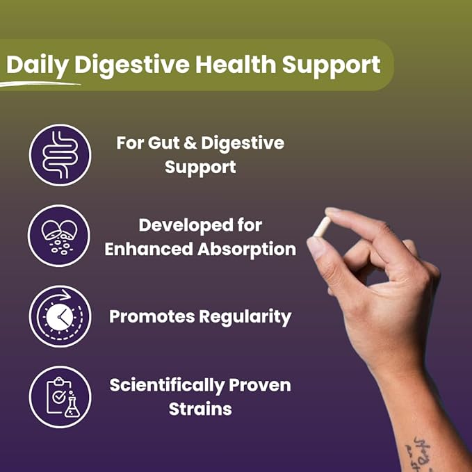 NutriZing Vegan Probiotics for Digestive Health 30 Billion 16 strains