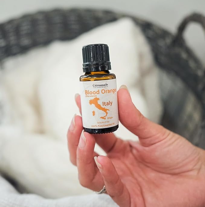 Blood Orange Essential Oil - Direct from Citrusmade in Sicily - Pure Essential Oil for Diffusers and Aromatherapy - Pure Cold-Pressed | 100% Pure Therapeutic Grade (2LBS)