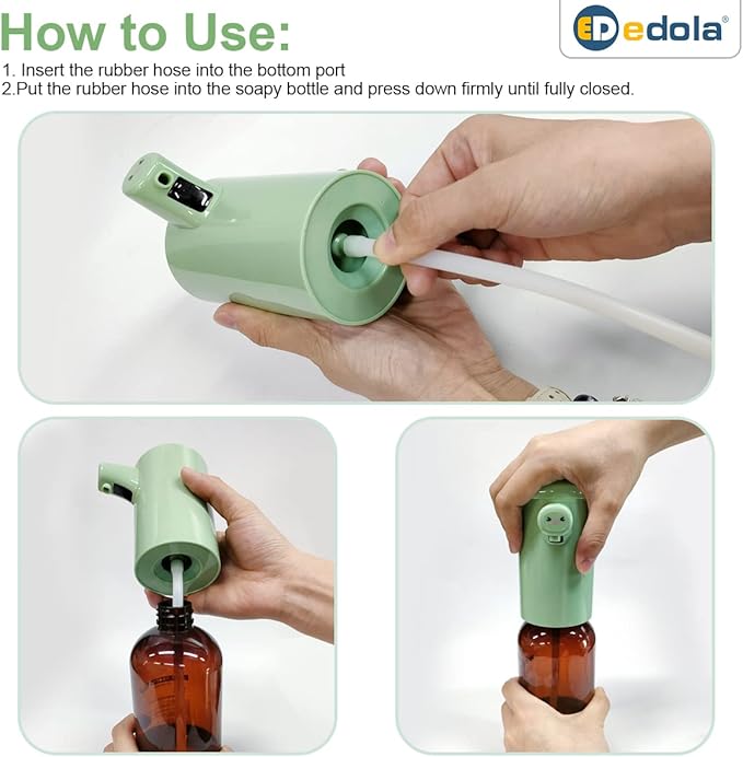 Automatic Soap Dispenser Pump, Upgraded Infrared 2 Adjustable