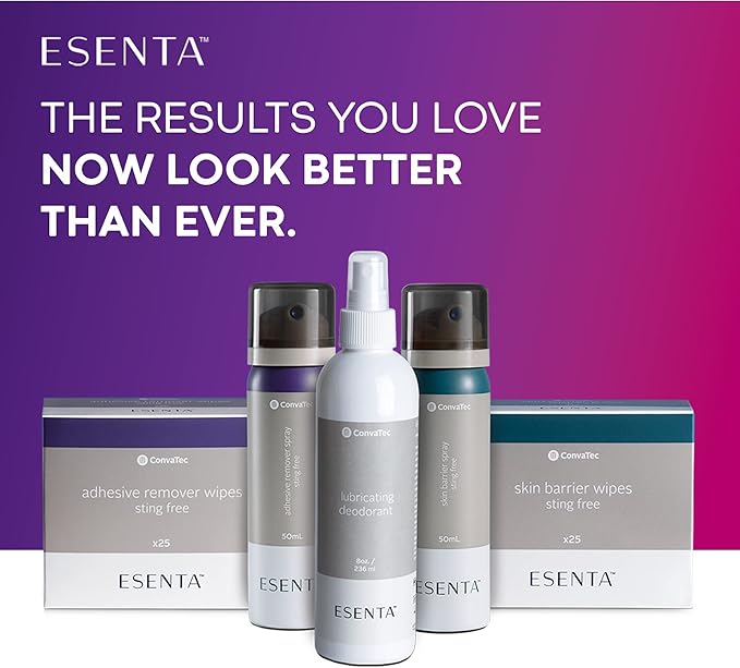 ESENTA Ostomy Lubricating Deodorant Spray, Prevents 8 fl 1)