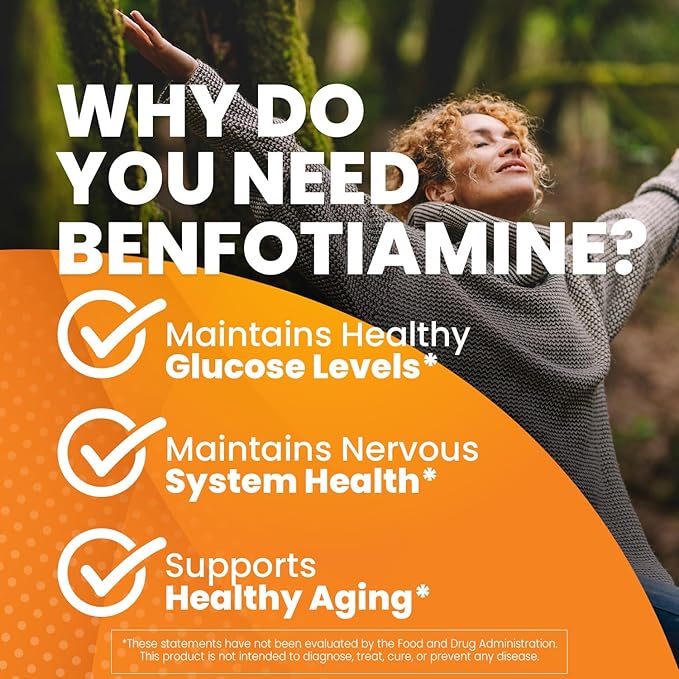 Doctor's Best Benfotiamine 300 with BenfoPure, 300 mg, 60 Veggie