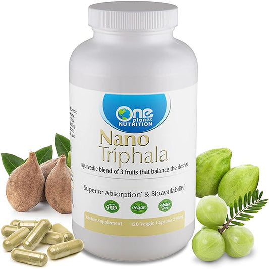Nano Triphala 250mg 3 Fruits 120 Veggie