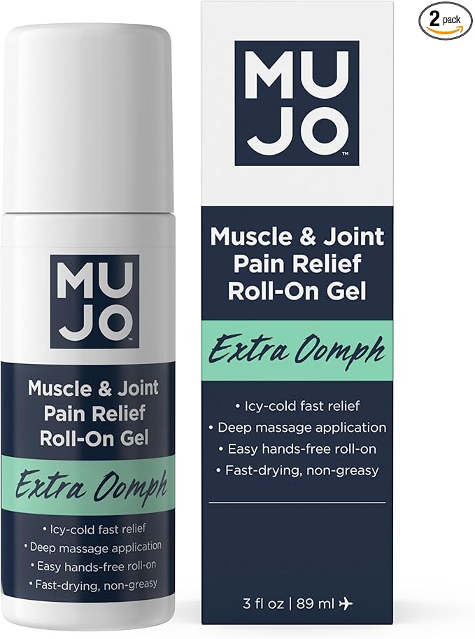 MUJO Extra Oomph Pain Relief Roll-On 3 fl
