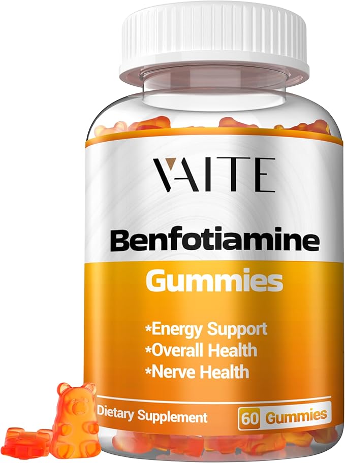Benfotiamine Gummies with L-Leucine Supplement: Essential B1 Complex