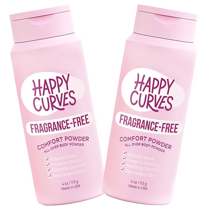 Comfort Powder: Talc Free Anti Chafe (4 Ounce 2), Fragrance-Free)