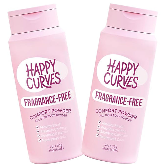 Comfort Powder: Talc Free Anti Chafe (4 Ounce 2), Fragrance-Free)