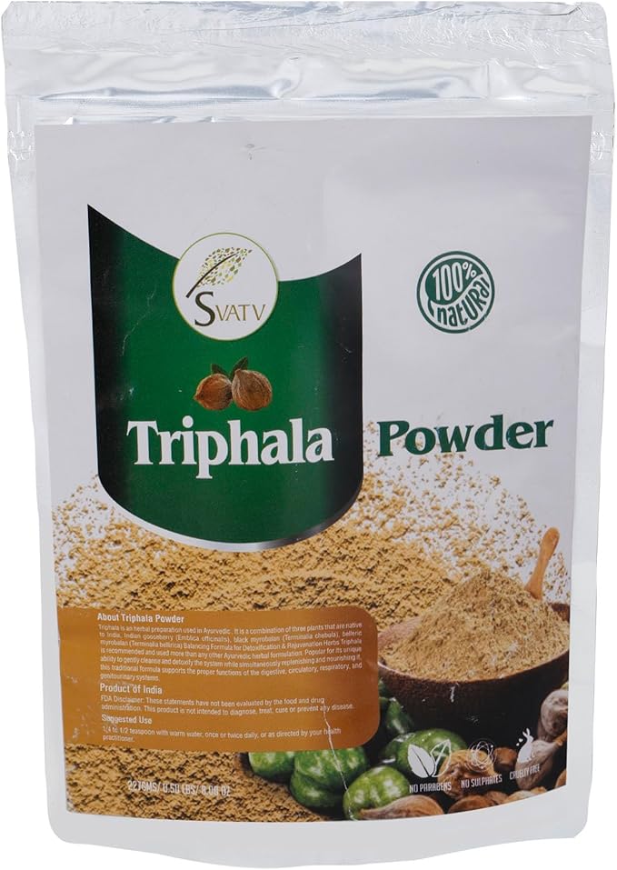 SVATV Triphala Powder 227g Formula of 8 Ounce