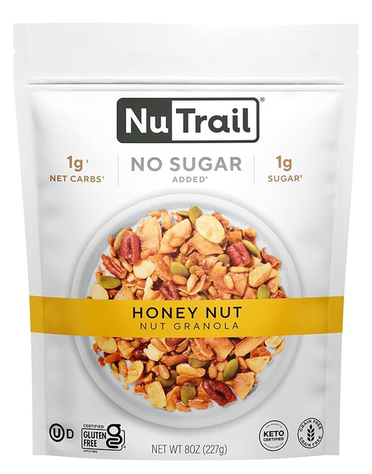 NuTrail Nut Granola Cereal, Honey Nut, 8 oz. 1 Count