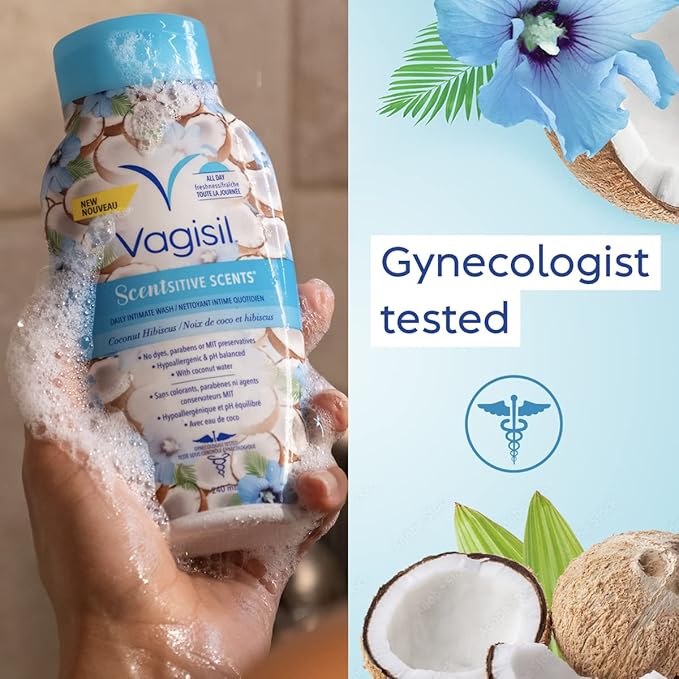 Vagisil Feminine Wash for Intimate Area 12 oz 3)