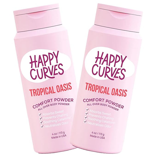 Comfort Powder: Talc Free Anti Chafe (4 Ounce 2), Tropical