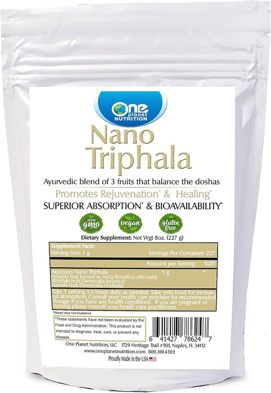 Nano Triphala Powder 3 Fruits 8 oz (227g)