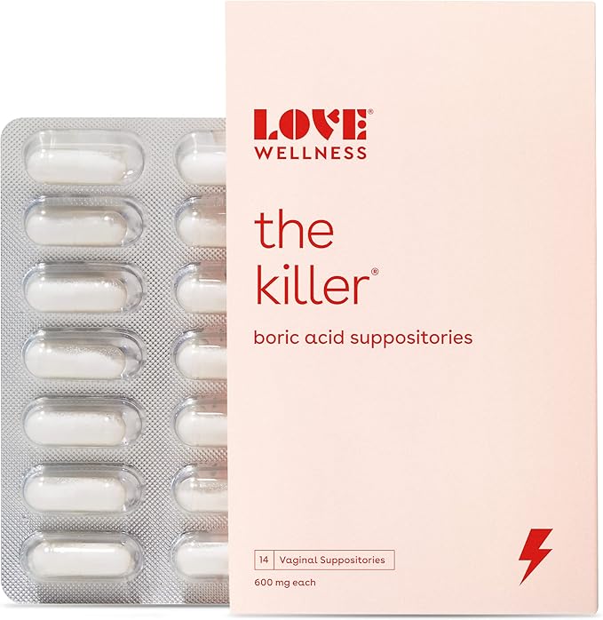 Love Wellness Boric Acid Suppositories