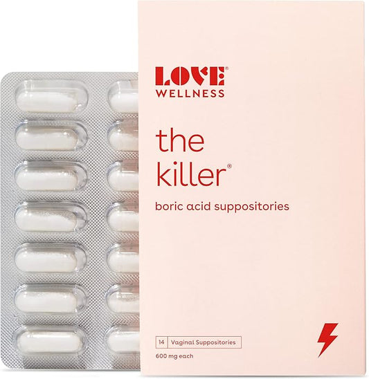 Love Wellness Boric Acid Suppositories