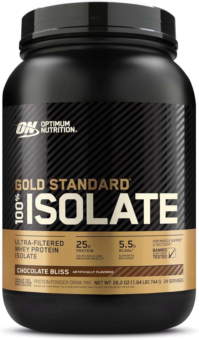 Optimum Nutrition Gold Standard 100% Isolate, 1.64 Pounds, 24 Servings
