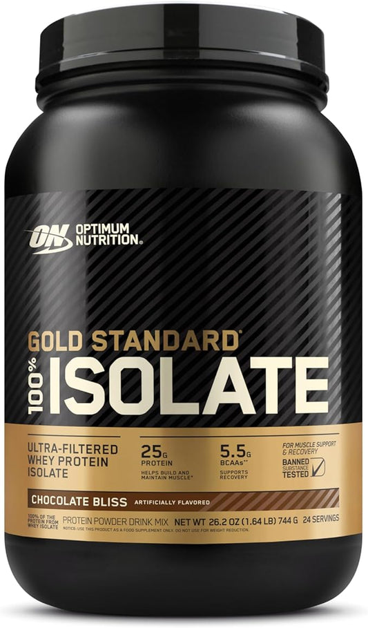 Optimum Nutrition Gold Standard 100% Isolate, 1.64 Pounds, 24 Servings