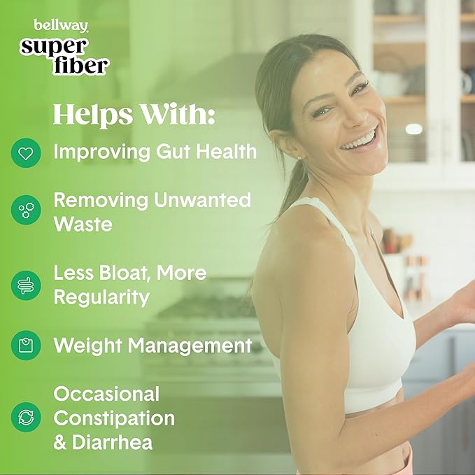 Bellway Super Fiber Powder + Fruit, (50 Servings)