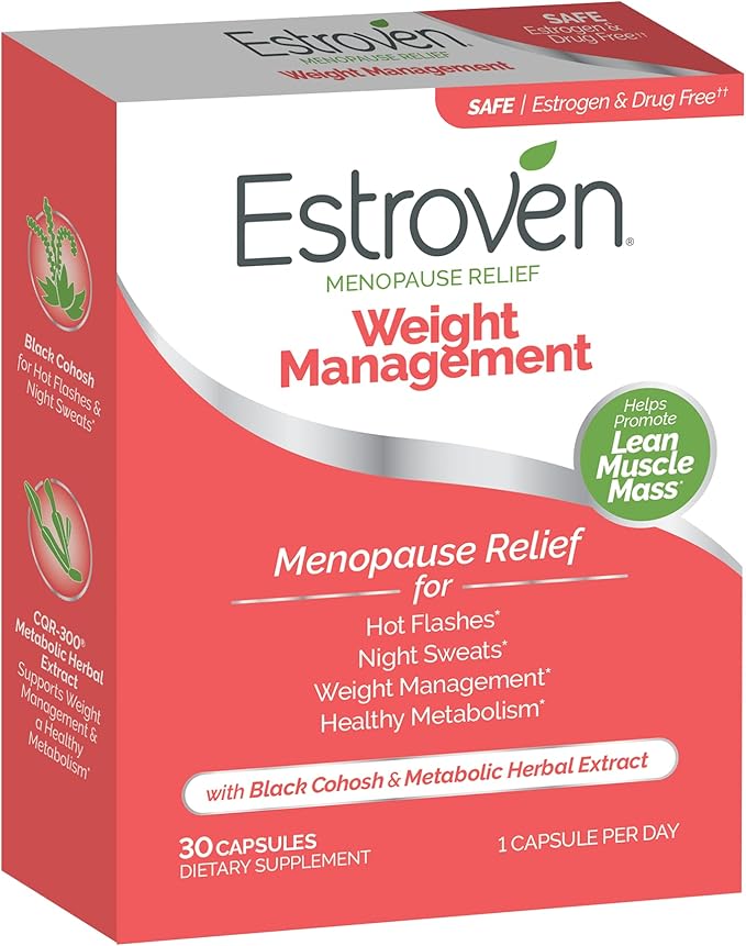 Estroven Weight Management for Menopause Relief 30 Ct.