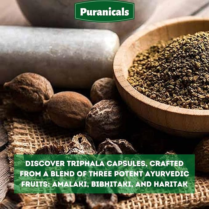 Triphala Premium 320 Capsules Non-GMO and 600 mg
