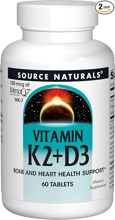 Source Naturals Vitamin K2 100mcg, 60 2)