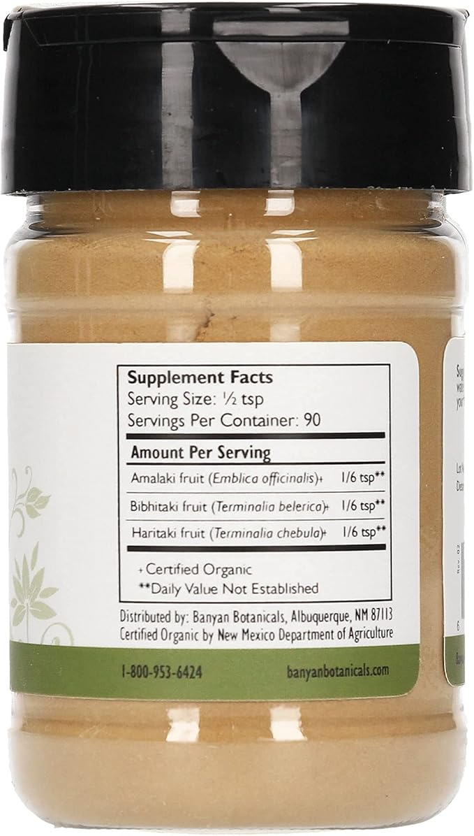 Banyan Botanicals Triphala Powder – Organic