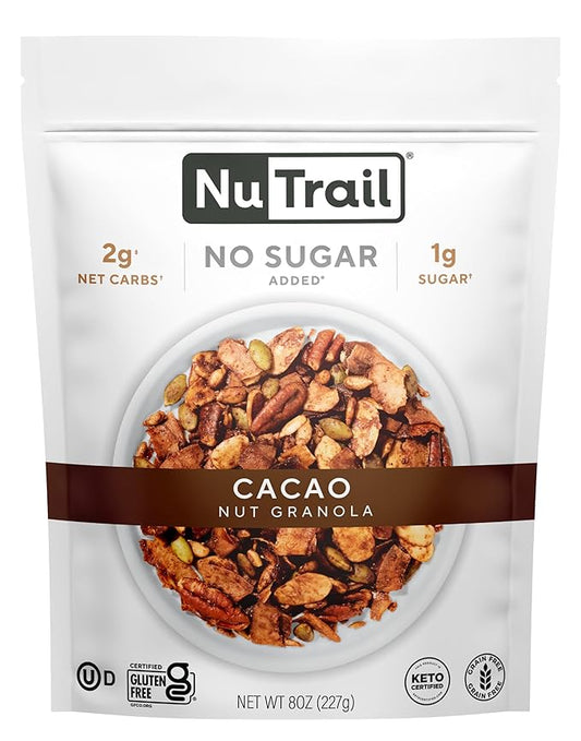 NuTrail Nut Granola Cereal, Cacao, No 8 oz. 1 Count
