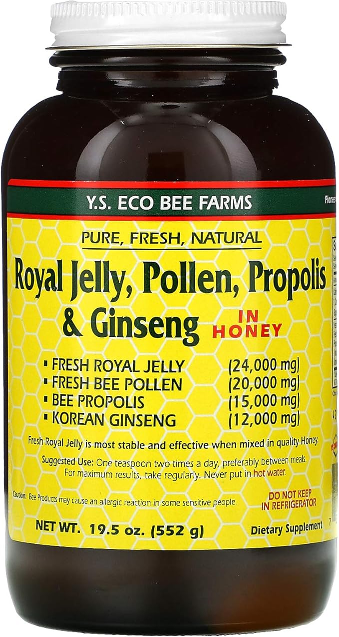 YS Royal Jelly, Pollen, Propolis & (19.5 Fl.