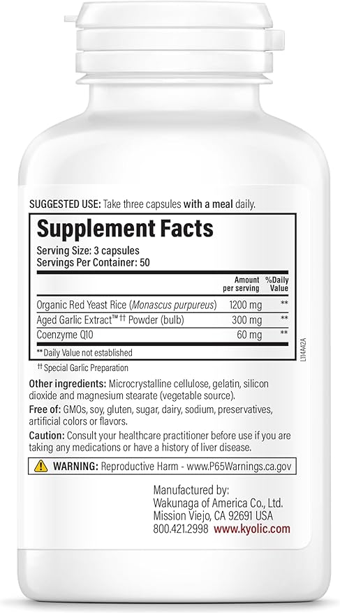 Kyolic Aged Garlic Extract Formula 114, Coq10, 150 150 Capsules