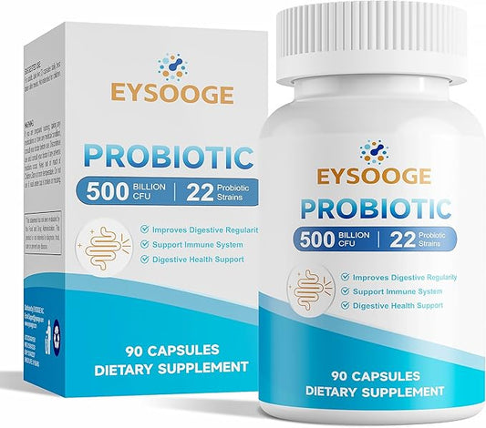 Probiotics for Women and Men, 500 22 Strains 90 Capsules