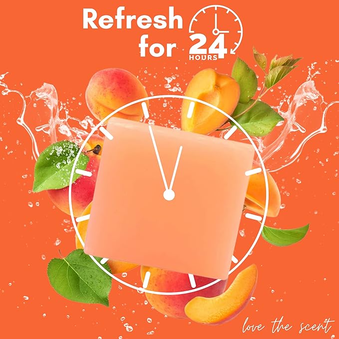 Muun Peach Yoni Soap Bar - Pack 3 Peach Ph Balance Probiotics & Natural Ingredients - Gentle Cleansing Formula Eliminates Odor Vaginal Health - Feminine Wash