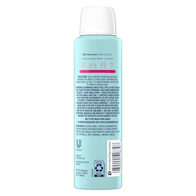 Degree Whole Body Deodorant Rose & 72H Odor 4 oz