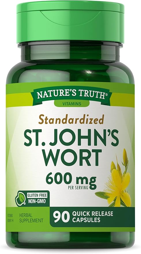 St Johns Wort Capsules 600mg | 90 Count