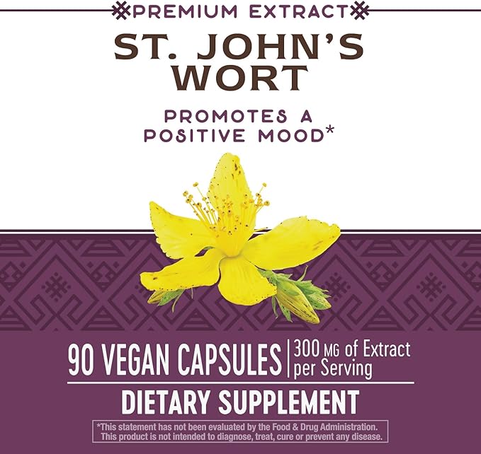 Nature’s Way St. John’s Wort Premium 90 Capsules