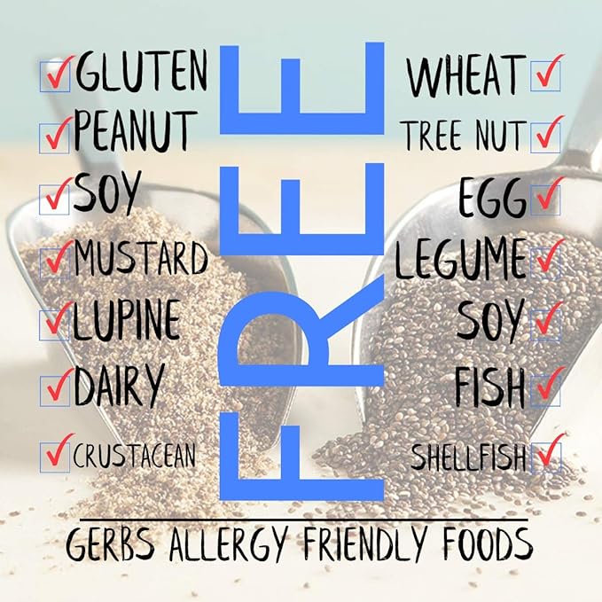 Ground Raw Chia Seed Meal by Gerbs 4 LBS 11 Food