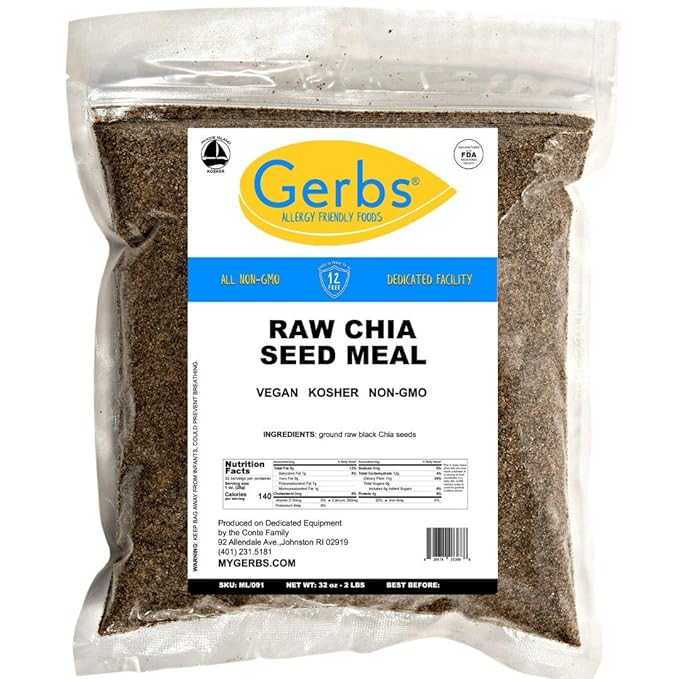Raw Chia Seed Protein Meal Powder 2 LBS 10 Food
