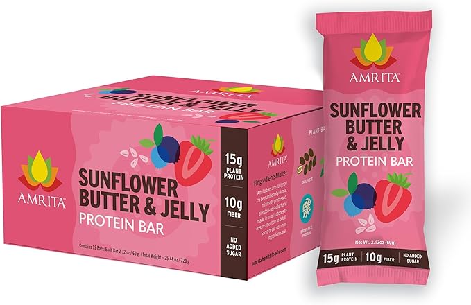 AMRITA Sunflower Butter & Jelly Vegan 15g Plant