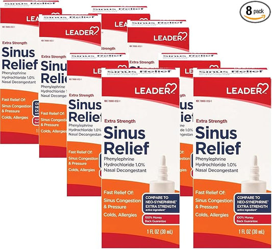 Leader Extra Strength Sinus Relief, Fast 30 mL 8)