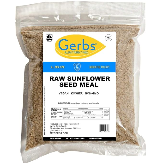 Gerbs Ground Sunflower Seed Meal, 2 LBS 14 Food