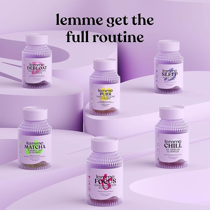 Lemme Purr Vaginal Probiotic Gummies for Women (60 Count)