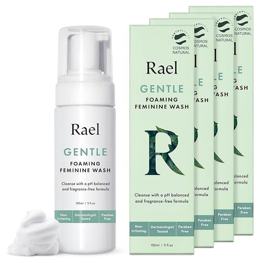 Rael Feminine Wash, Foaming Cleansing Wash (5oz, 4 4 Pack)