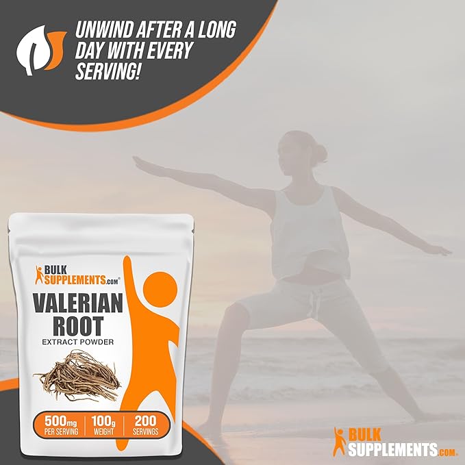 BulkSupplements.com Valerian Root Extract Powder 500mg per 100g (3.5 (3.5 oz), 1